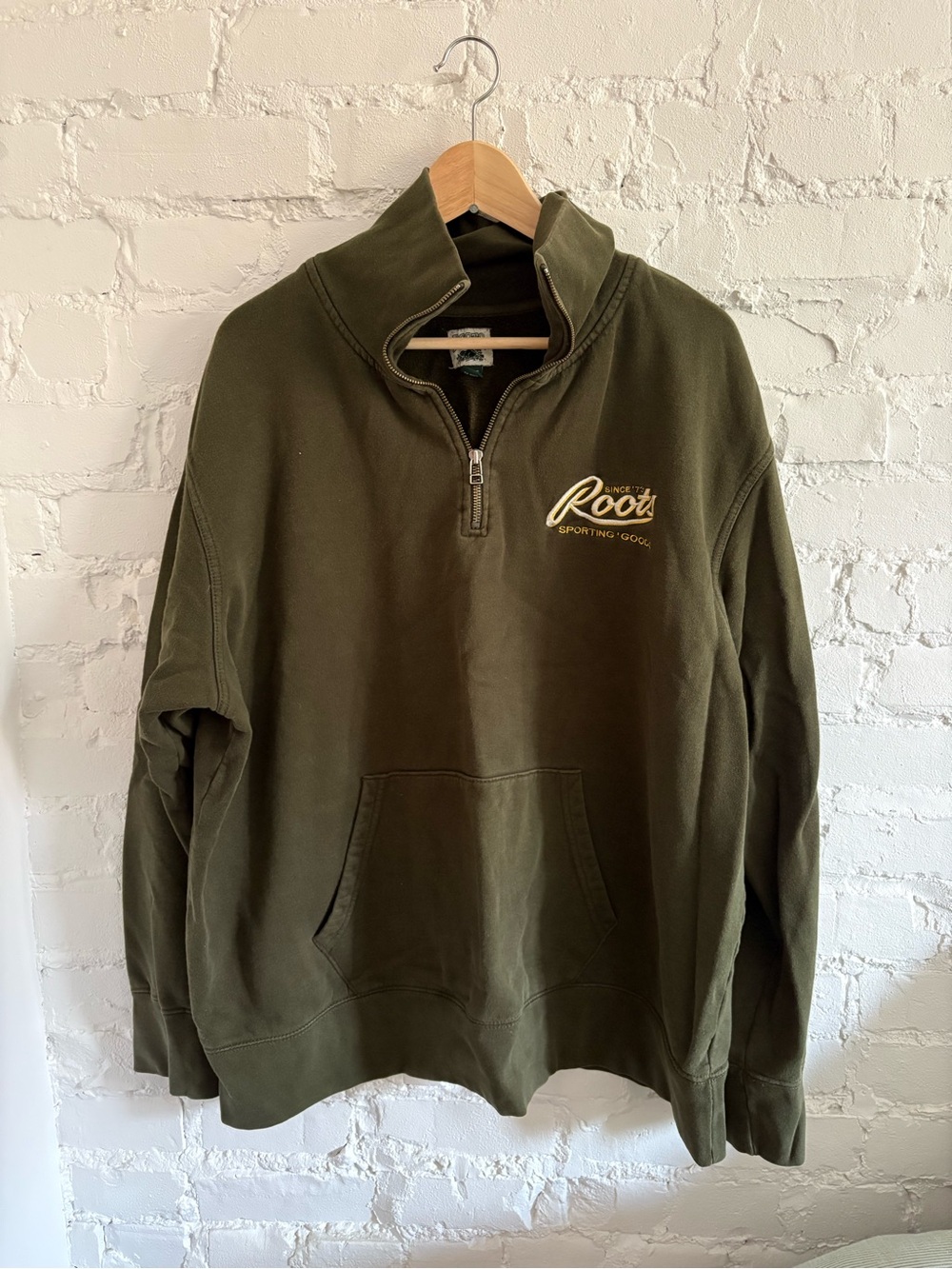 ROOTS 1/4 Zip Sweater